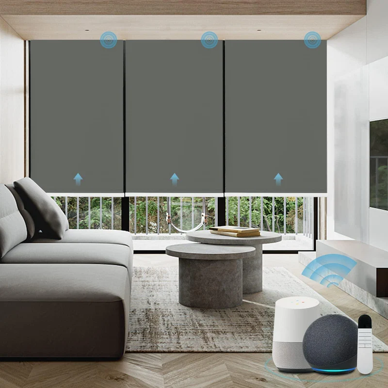 Motorized | Blackout | Rechargeable | Roller Shades | Customizable