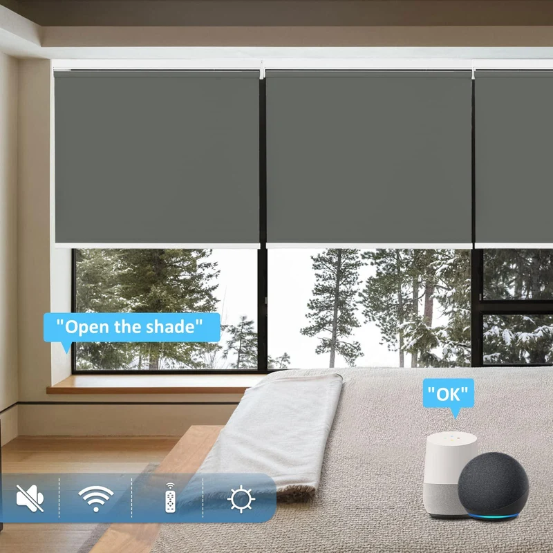 Motorized | Blackout | Rechargeable | Roller Shades | Customizable