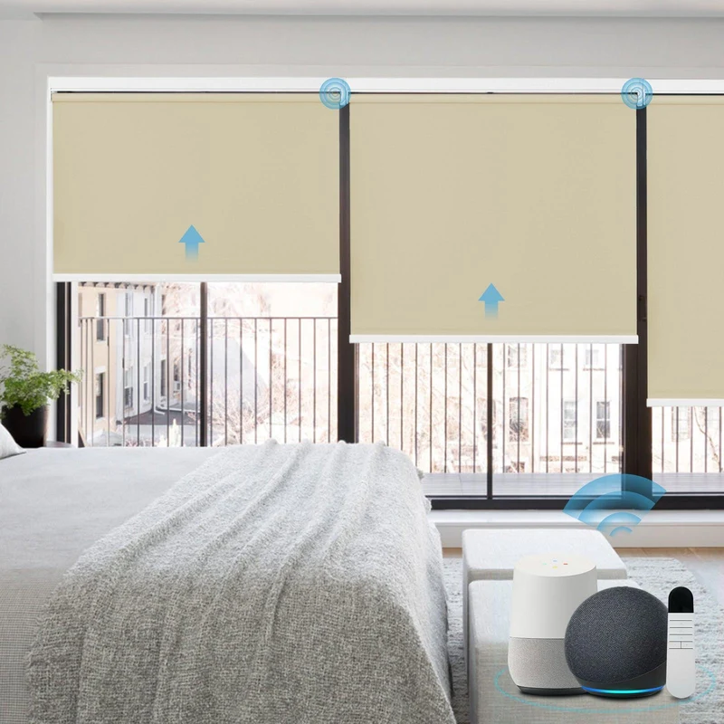 Motorized | Blackout | Rechargeable | Roller Shades | Customizable