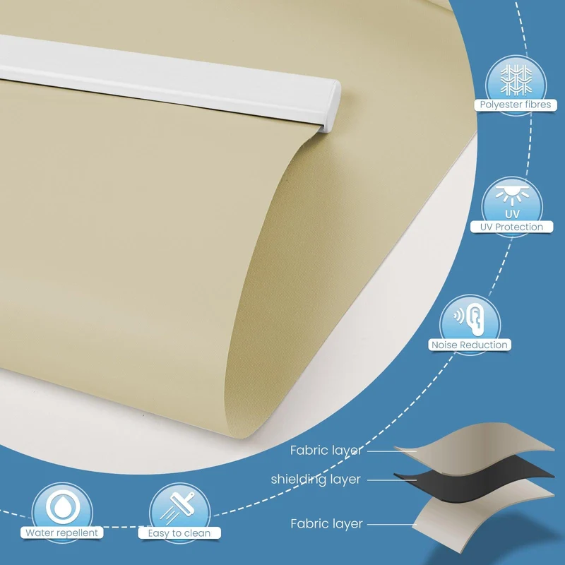 Motorized | Blackout | Rechargeable | Roller Shades | Customizable