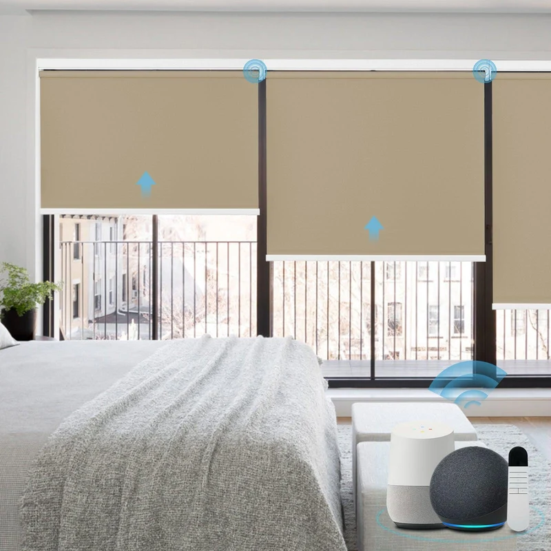 Motorized | Blackout | Rechargeable | Roller Shades | Customizable