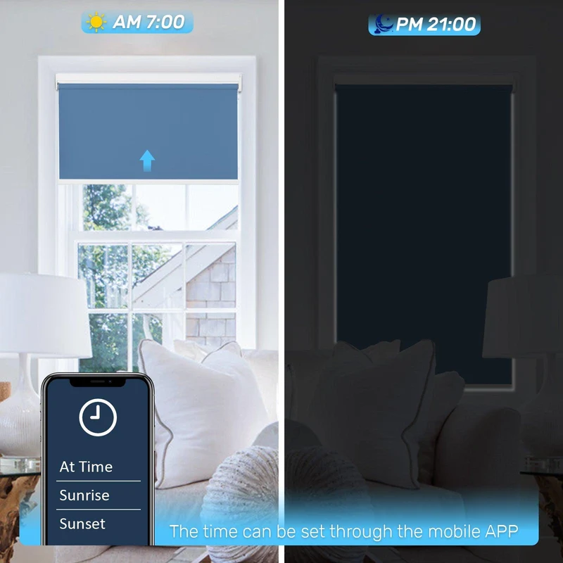 Motorized | Blackout | Rechargeable | Roller Shades | Customizable