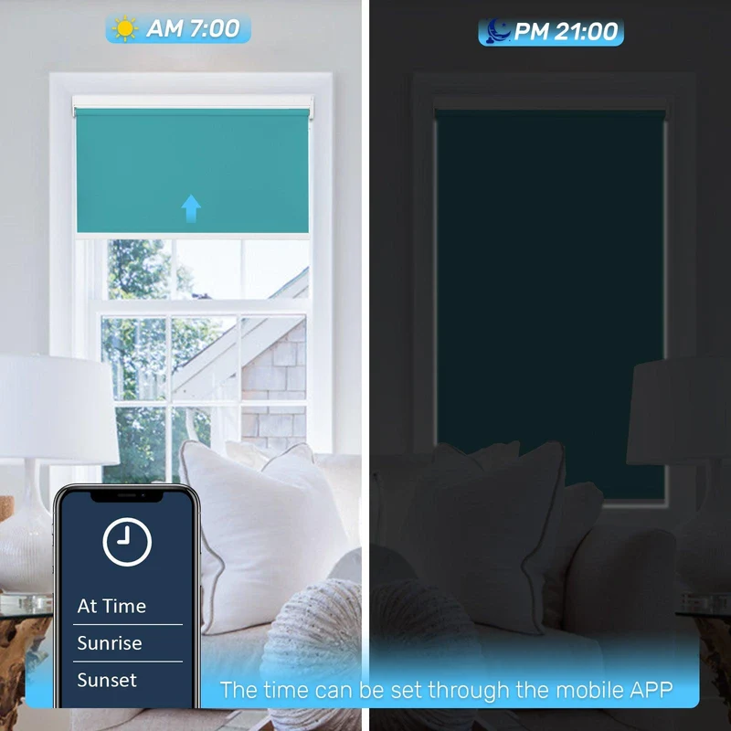 Motorized | Blackout | Rechargeable | Roller Shades | Customizable