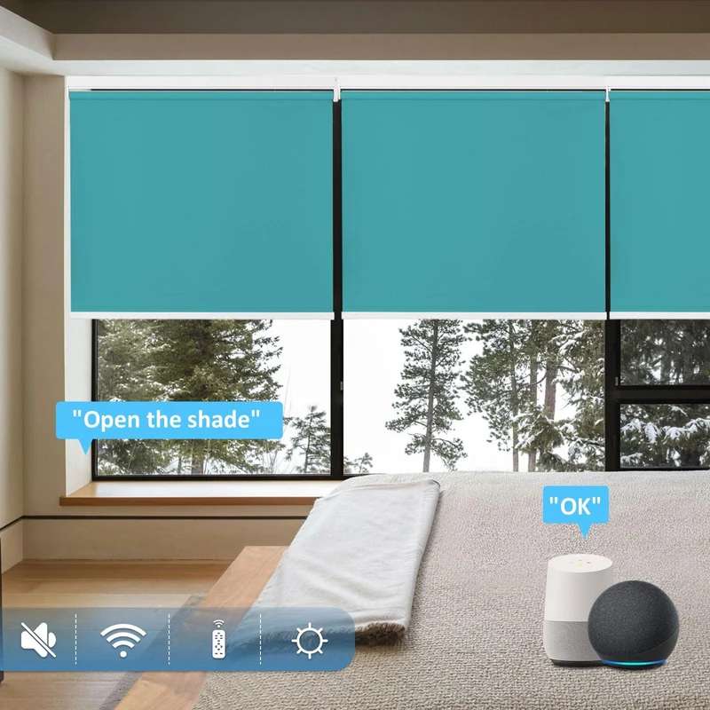 Motorized | Blackout | Rechargeable | Roller Shades | Customizable