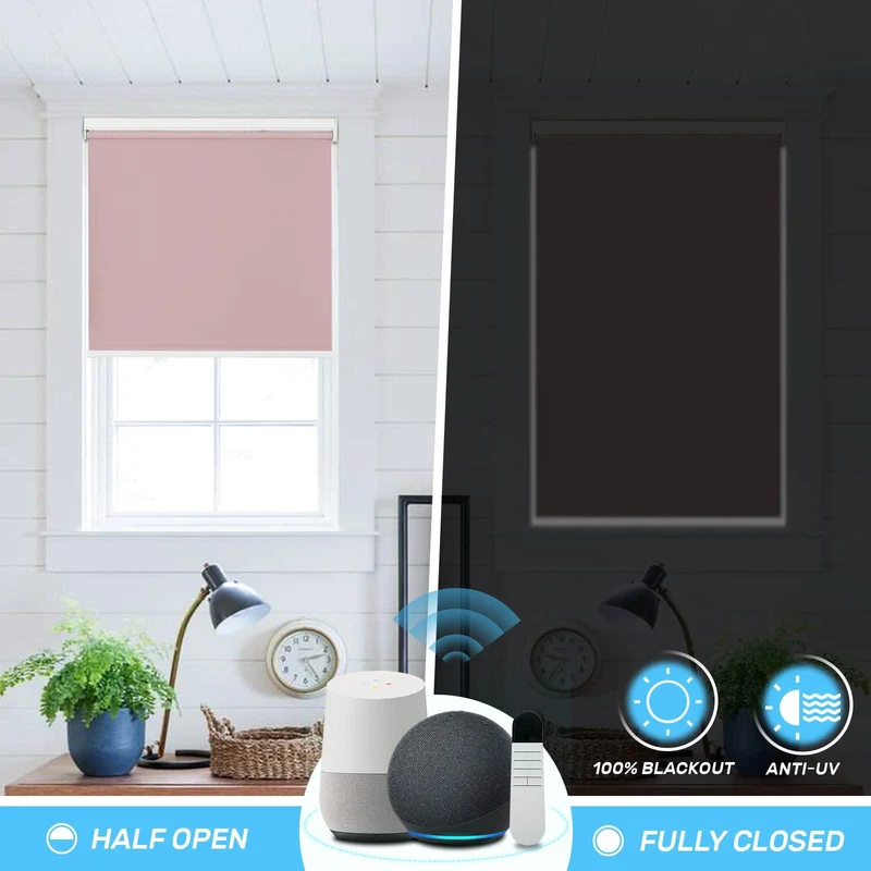 Motorized | Blackout | Rechargeable | Roller Shades | Customizable
