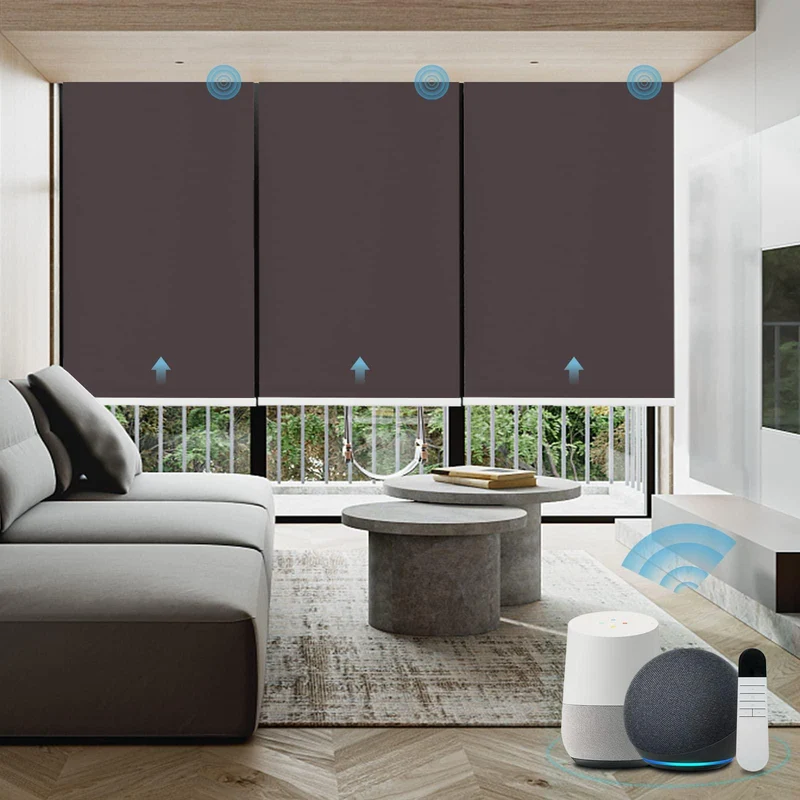 Motorized | Blackout | Rechargeable | Roller Shades | Customizable