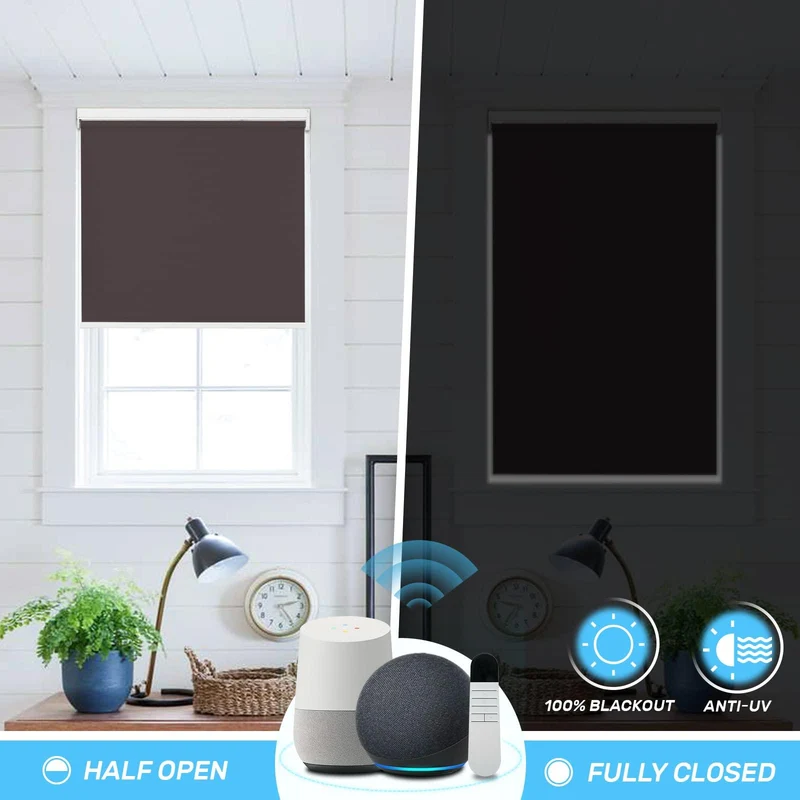 Motorized | Blackout | Rechargeable | Roller Shades | Customizable