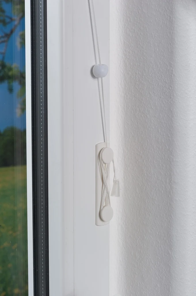 Klebe-Plissee "COMO", Lichtschutz, freihängend