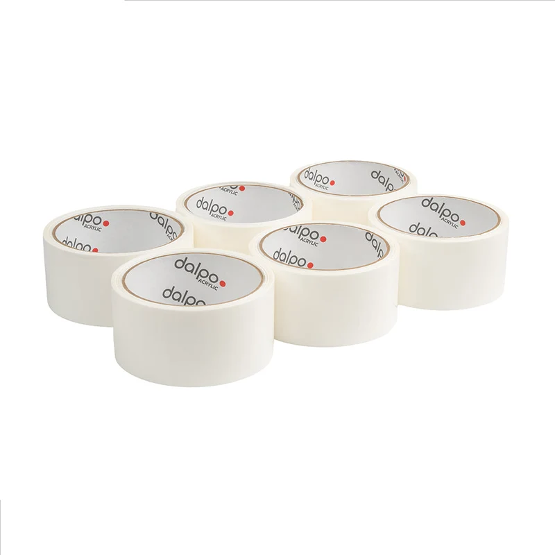 Weiße Acryl-Packklebebänder Basic 48 mm x 45 m