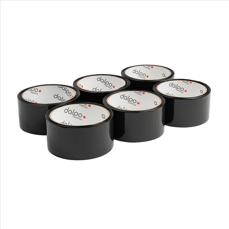 Schwarz Acryl-Packklebebänder Basic 48 mm x 45 m