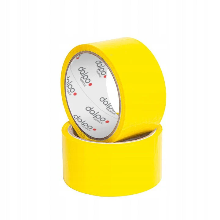 Gelb Acryl-Packklebebänder Basic 48 mm x 45 m