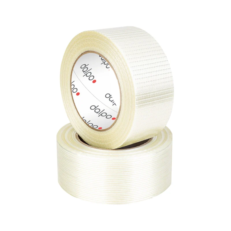 Packklebeband mit Glasfaserverstärkung (längsverstärkt) 50 mm x 50 m