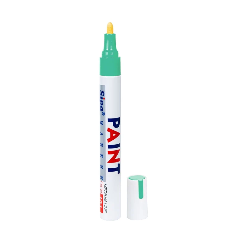 Lackmarker SP101, medium, Metallgehäuse, Farbe: Grün