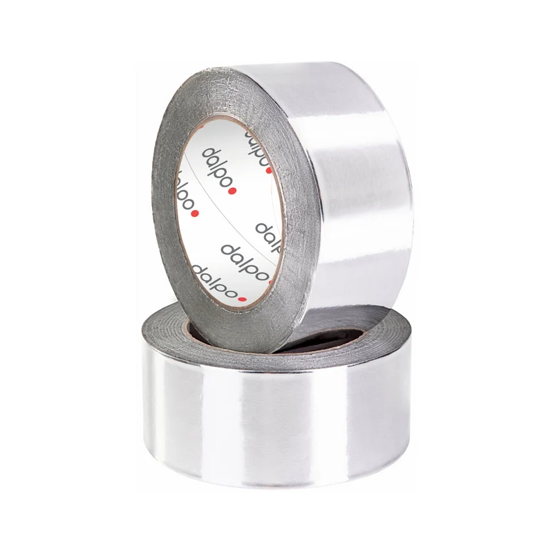 Aluminiumklebeband bis 100 °C einsetzbar – 50 mm x 50 m