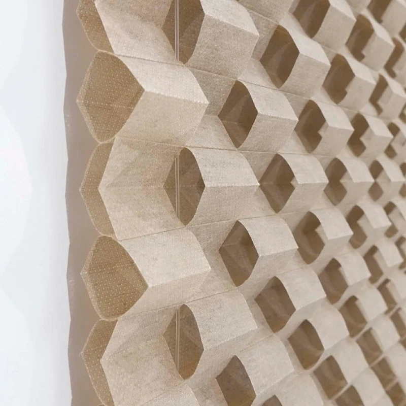 "DIAMANT" Plissee, Einzigartige 3D-Struktur - Faszinierender Lichteffekt