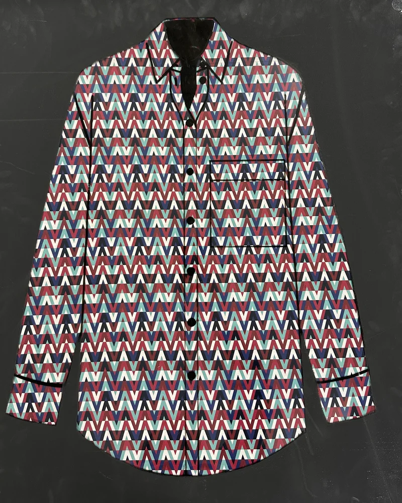 No. 1813 - Poplin Print rot blau Valentin* | 0,90m