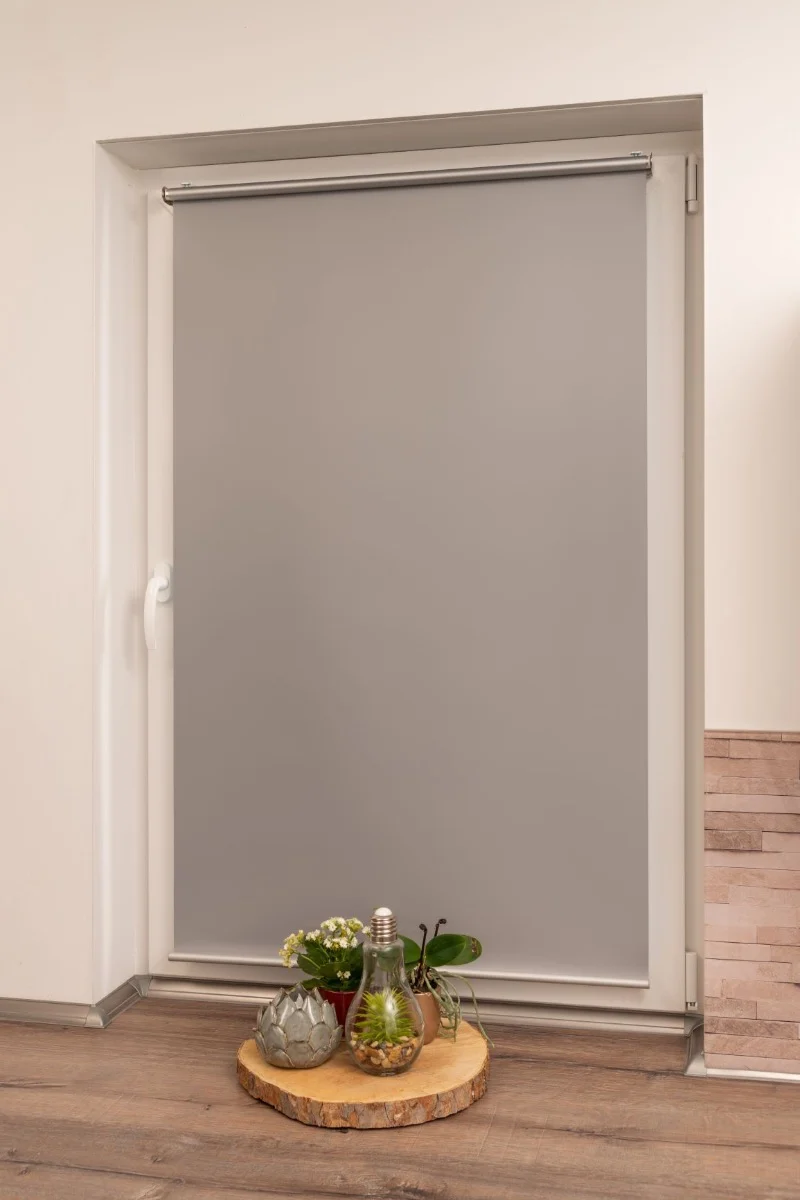 Thermo Springrollo/Mittelzugrollo Verdunkelung, Rollo ohne Bohren
