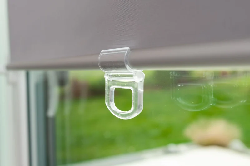 Thermo Springrollo/Mittelzugrollo Verdunkelung, Rollo ohne Bohren