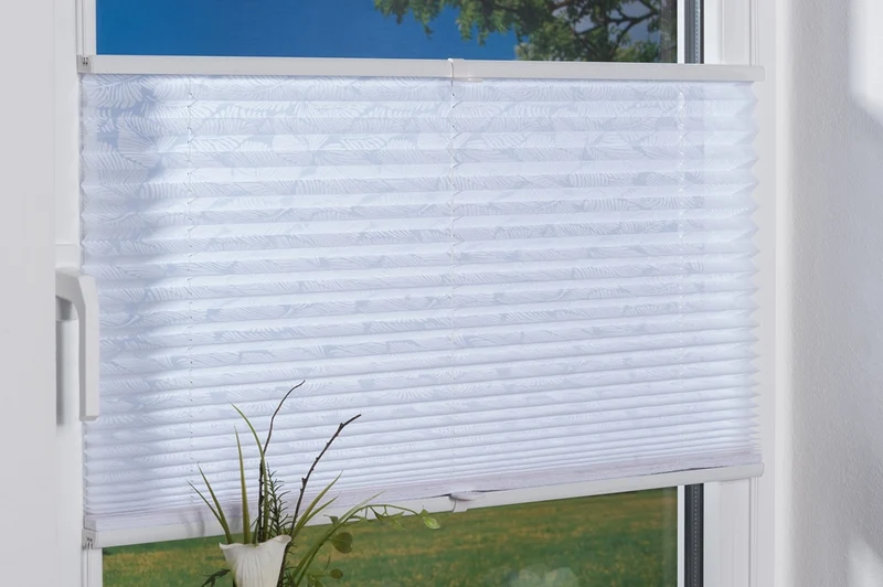 Ausbrenner Klemmfix-Plissee "CAPRI", Lichtschutz, ohne Bohren, verspannt