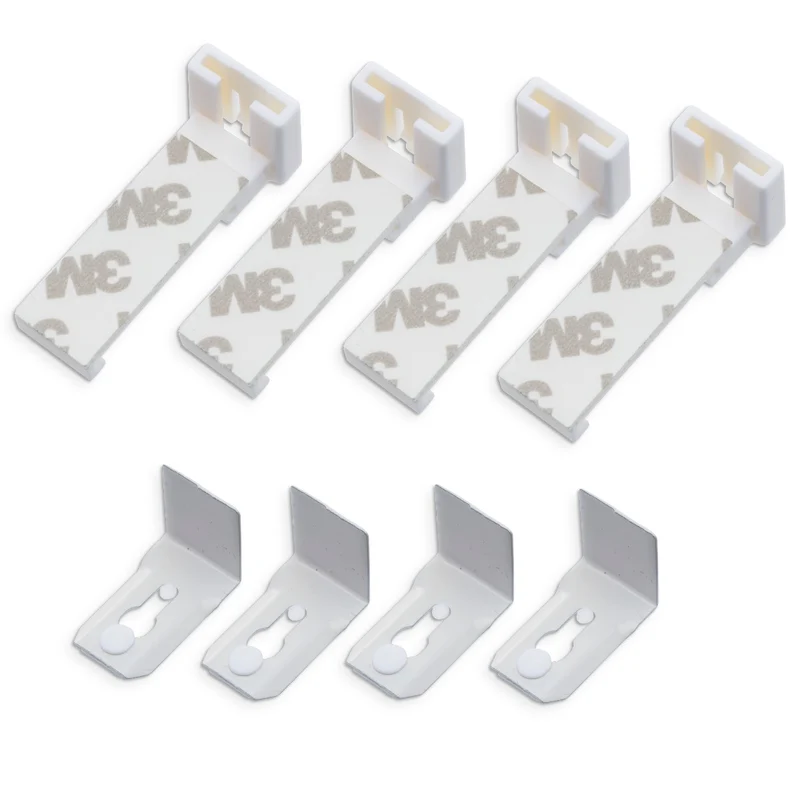Klemmträger aus Metall und Zubehör Montage-Set für Klemmfix Doppelrollo