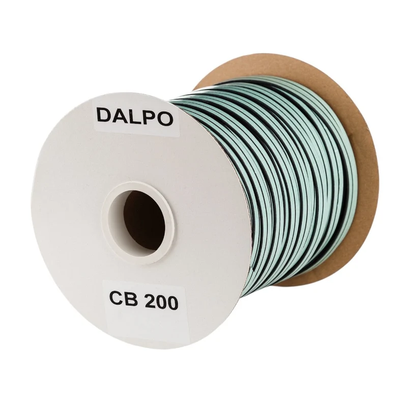 Gummidichtung selbstklebend, Profil Cellband, 200 Meter, 8×2 mm (verschiedene Farben)