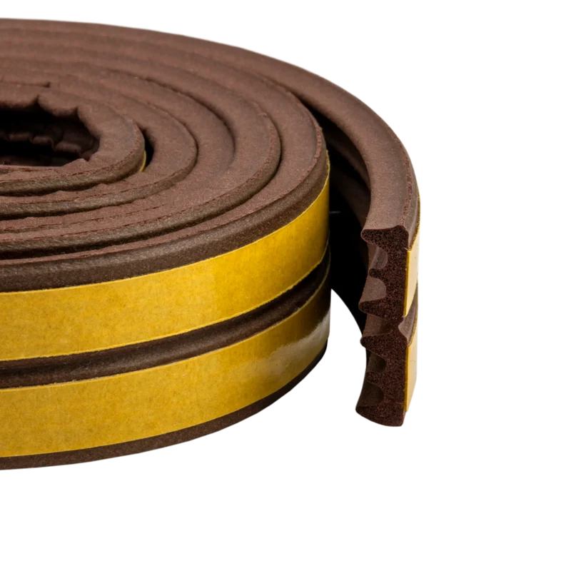 Gummidichtung selbstklebend, K-Profil, 9×4 mm (verschiedene Farben und Längen)