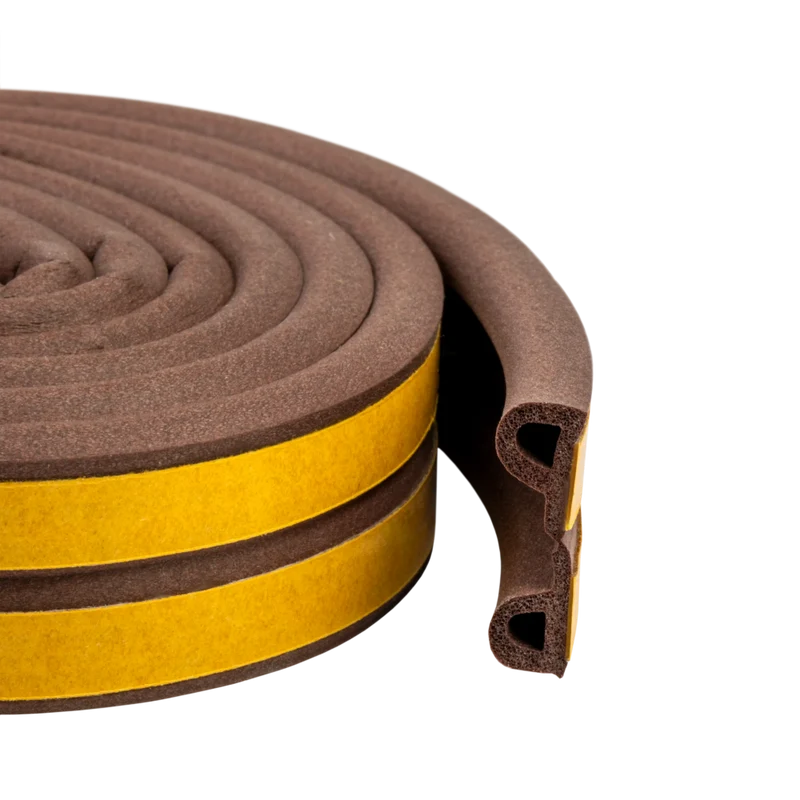 Gummidichtung selbstklebend, P-Profil, 9,5×5,5 mm (verschiedene Farben und Längen)