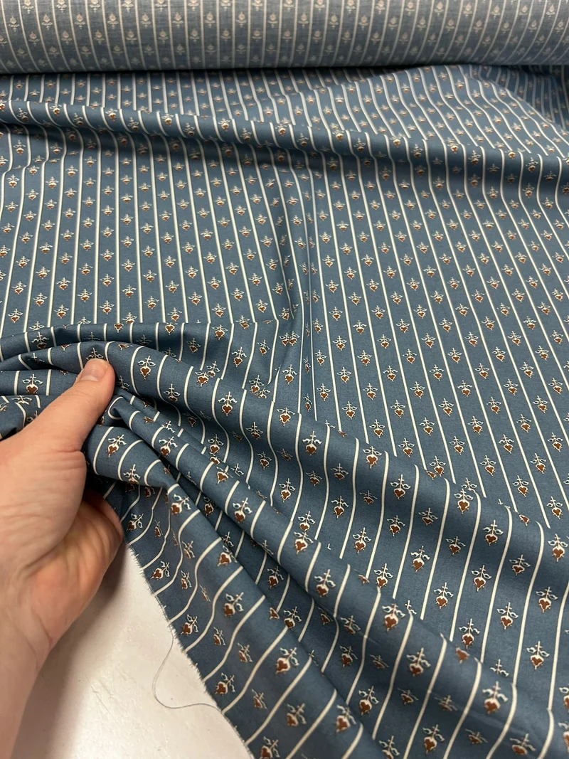 No. 1949 Baumwollpoplin jeansblau