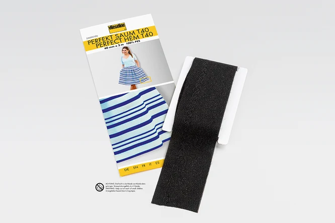 Vlieseline Perfekt Saum 4cm 3m schwarz