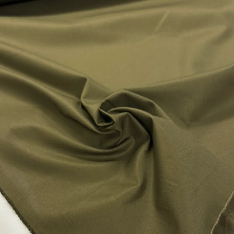 No. 1762 Baumwoll-Twill Trenchcoat khaki