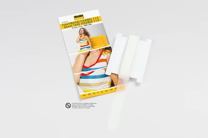 Vlieseline Nahtband Flexibel 1,5cm 5m weiß