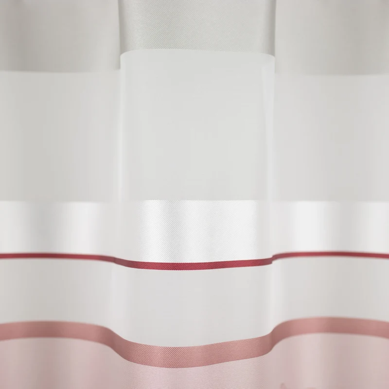 Design Schlaufen Scheibengardine weiß-apricot-grau 2289