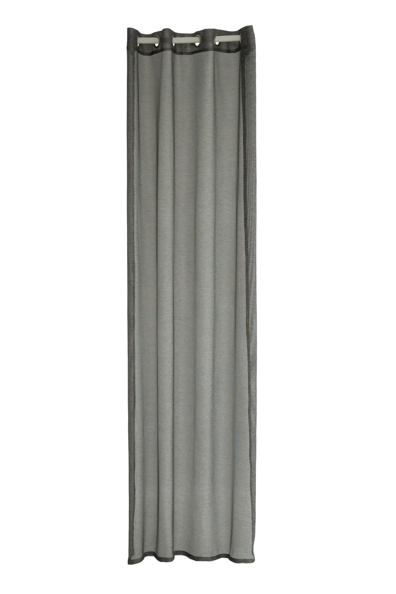 Ösenschal Hannah silber / anthrazit BxH 140x245cm