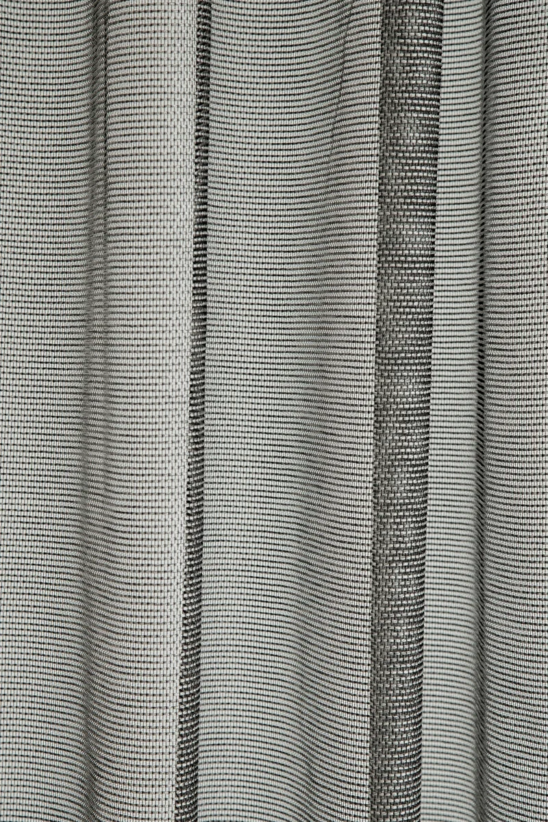 Ösenschal Hannah silber / anthrazit BxH 140x245cm