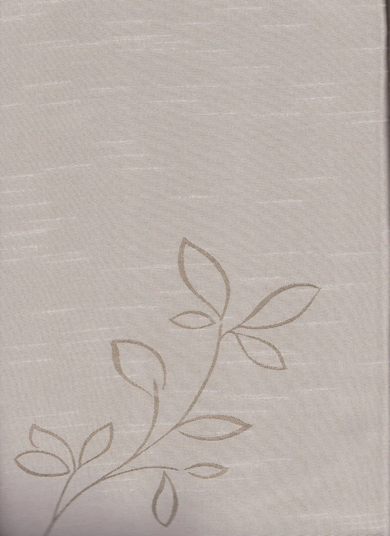 Schlaufenschal 140x245cm Vorhang m.Gardinenband und verdeckten Schlaufen natur