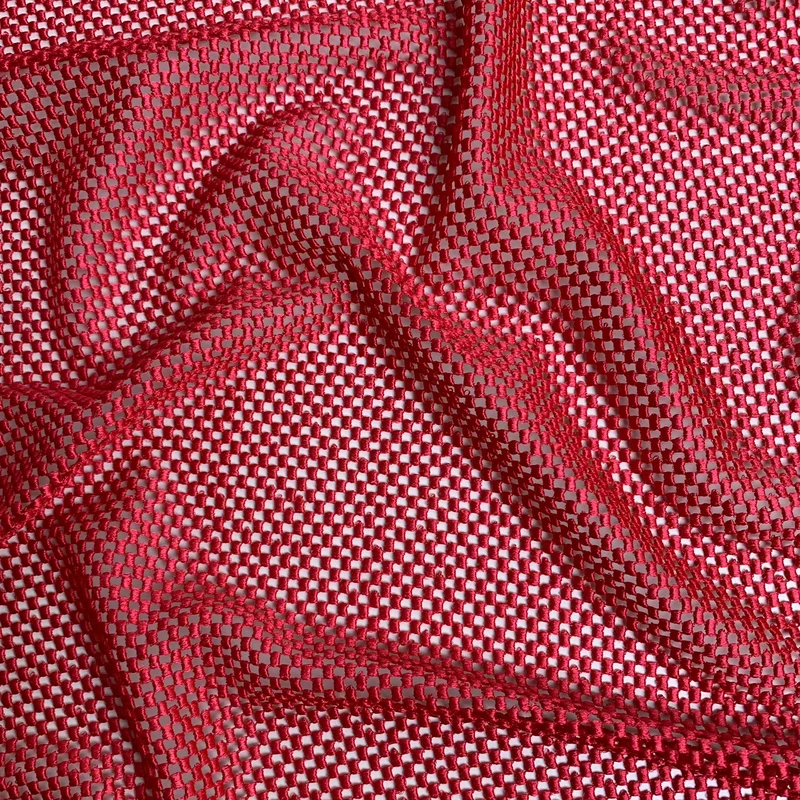 No. 1137 Stoff in Gitteroptik pink