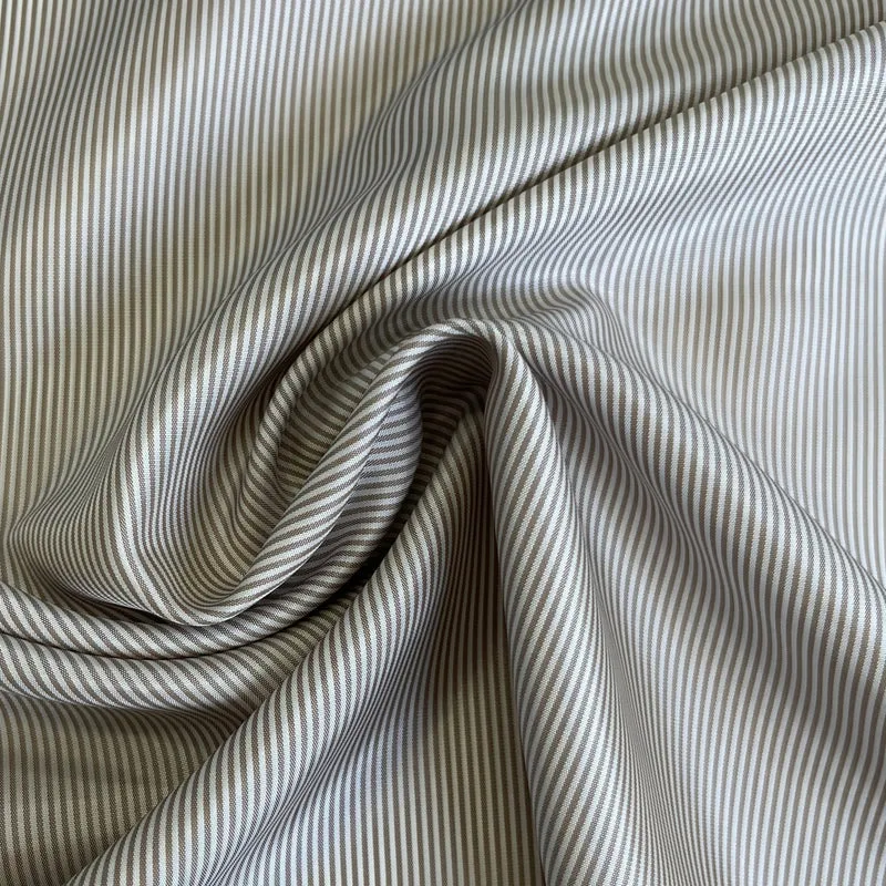 Futtertaft gestreift beige braun