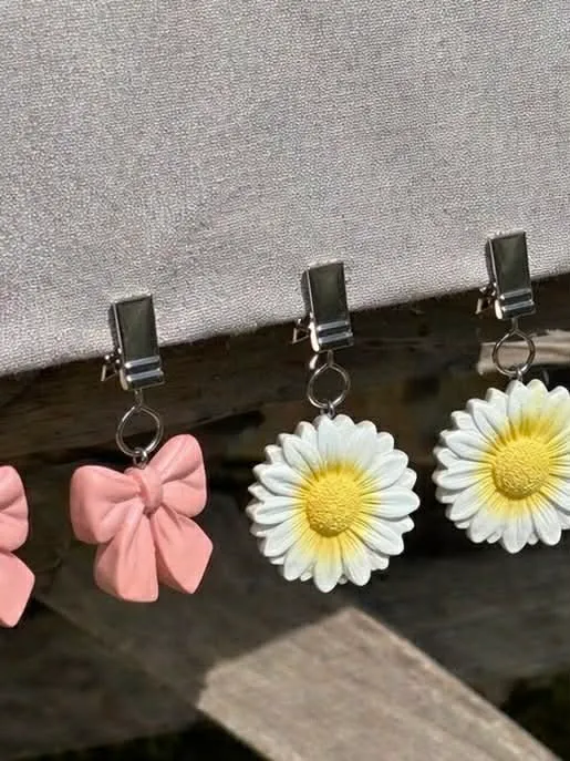 Tischtuchklemmen mit Gewicht - 6 Stück