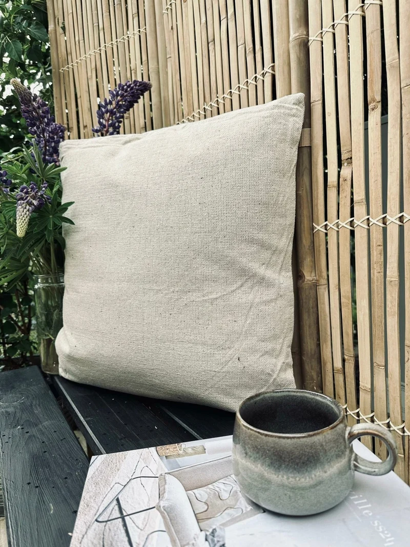 Kissen mit Füllung SKAGEN – 50×50 Natur