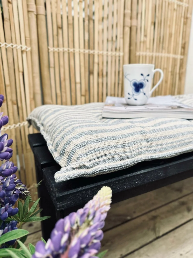 Matratzenauflage SKAGEN – 45×120 blau/natur