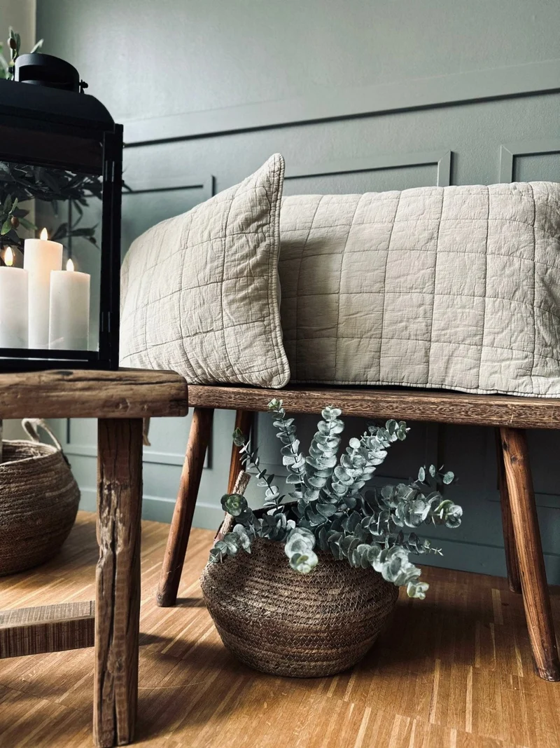 Kissenbezug STONE-WASHED Quilt – Nature 50×70