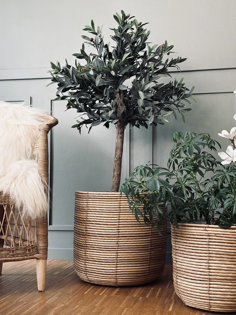 Pflanzkörbe RATTAN BIG - Set mit 3 Größen