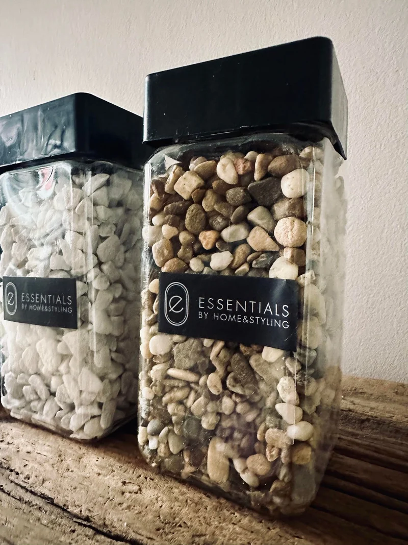 Steine zur Dekoration 550 ml - Stone Natur mix