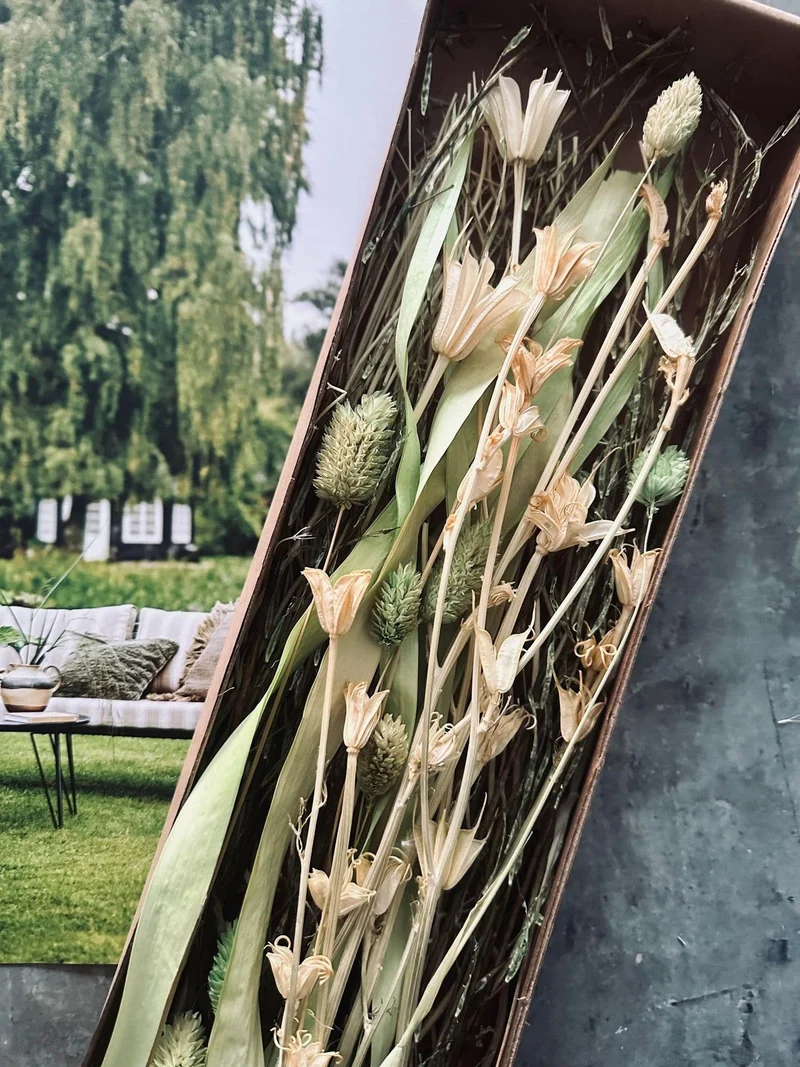 Blumen-Mix-Kästen - Natur Lime