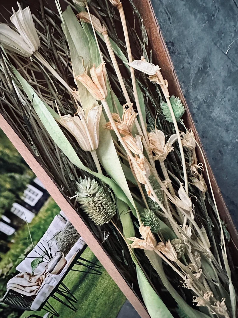 Blumen-Mix-Kästen - Natur Lime