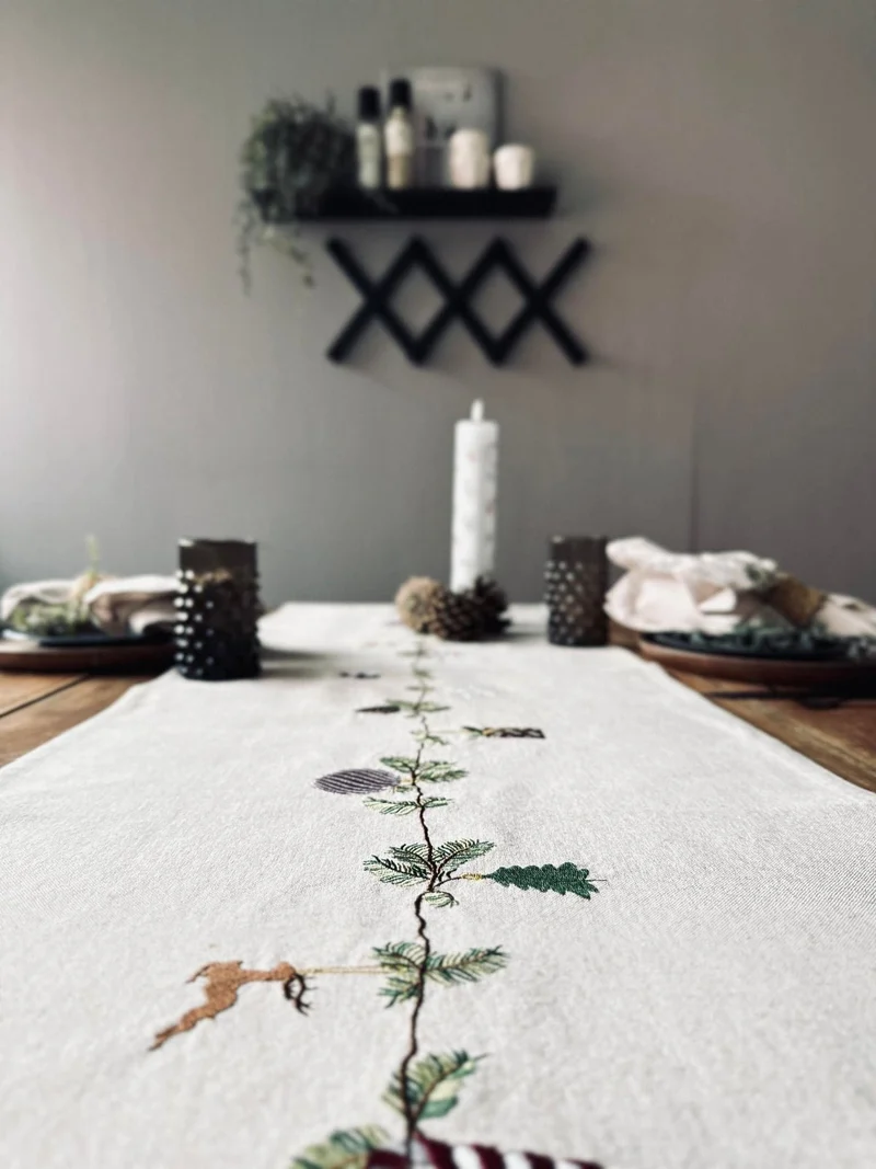 Tischläufer Weihnachten Nostalgie 40x140cm