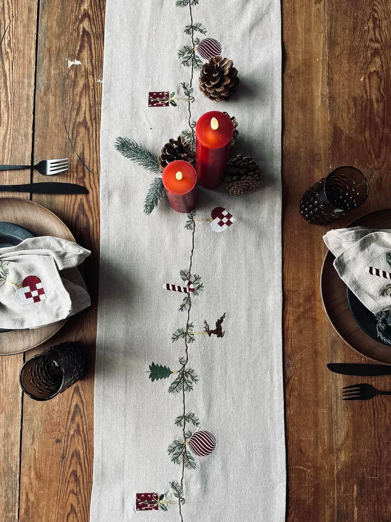 Tischläufer Jul Nostalgi 30x180cm