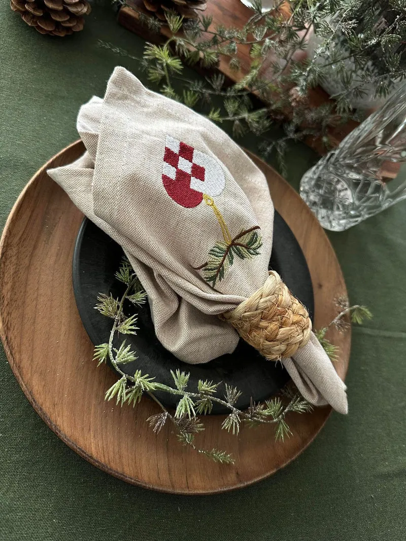 Tischdecke Grün Baumwolle – mehrere Größen