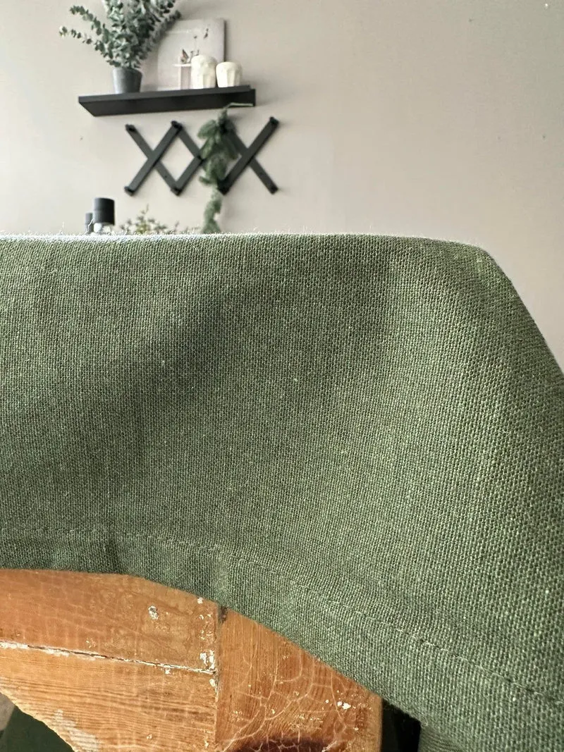 Tischdecke Grün Baumwolle – mehrere Größen