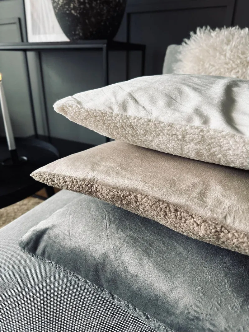 Kissen inkl. Füllung - Beige Teddy